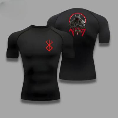 Camiseta Atlética Masculina Ultraleve de Secagem Rápida Respirável Elástica Absorvente de Suor Manga Curta para Fitness Academia Esportes Treino