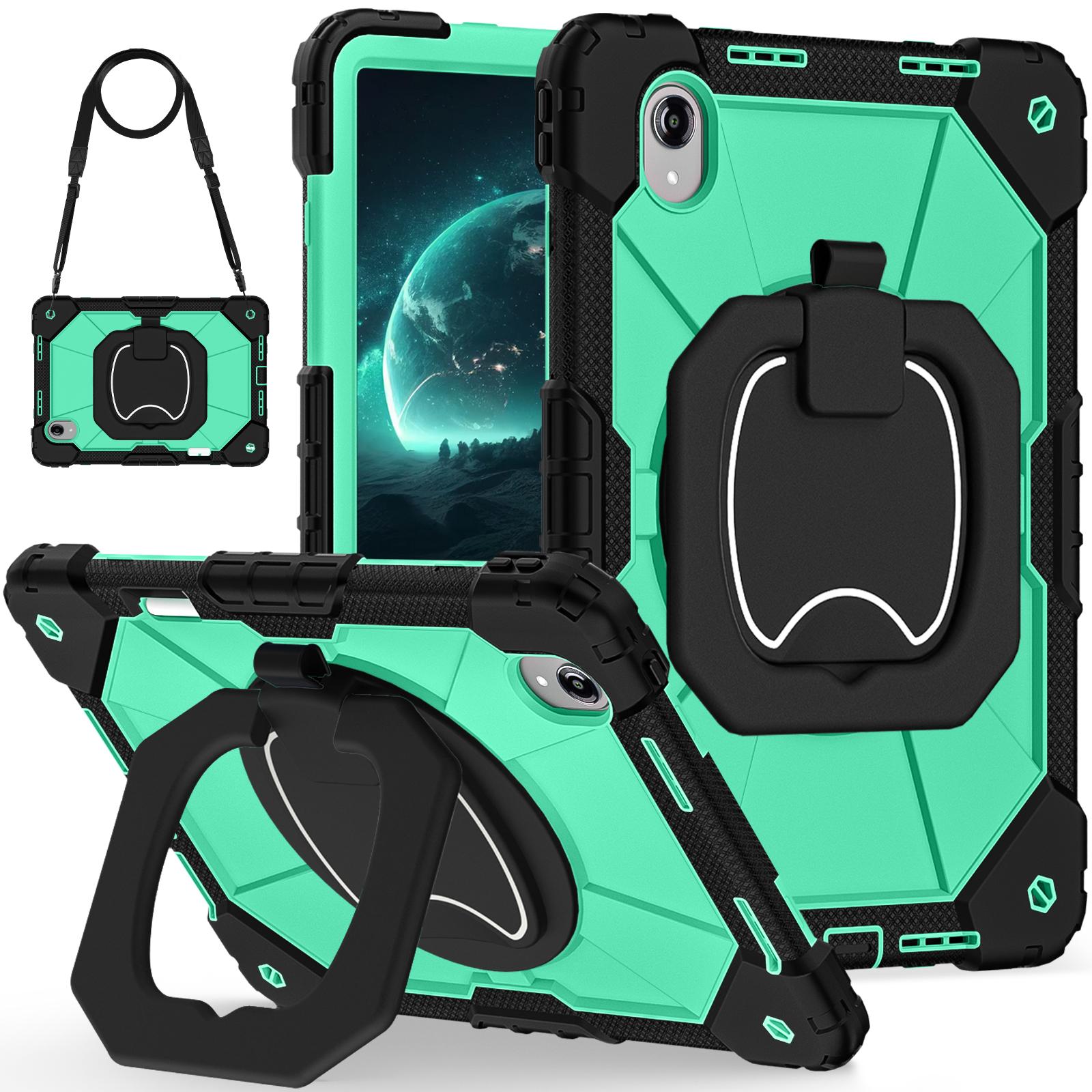 Voor Idea Tab Pro Gen 2 TB390 TB376FC 378FU Armor Tablethoes Voor Xiaoxin Pad Pro 13 GT13 13inch Roterende Stand Cover With Shoulder Strap
