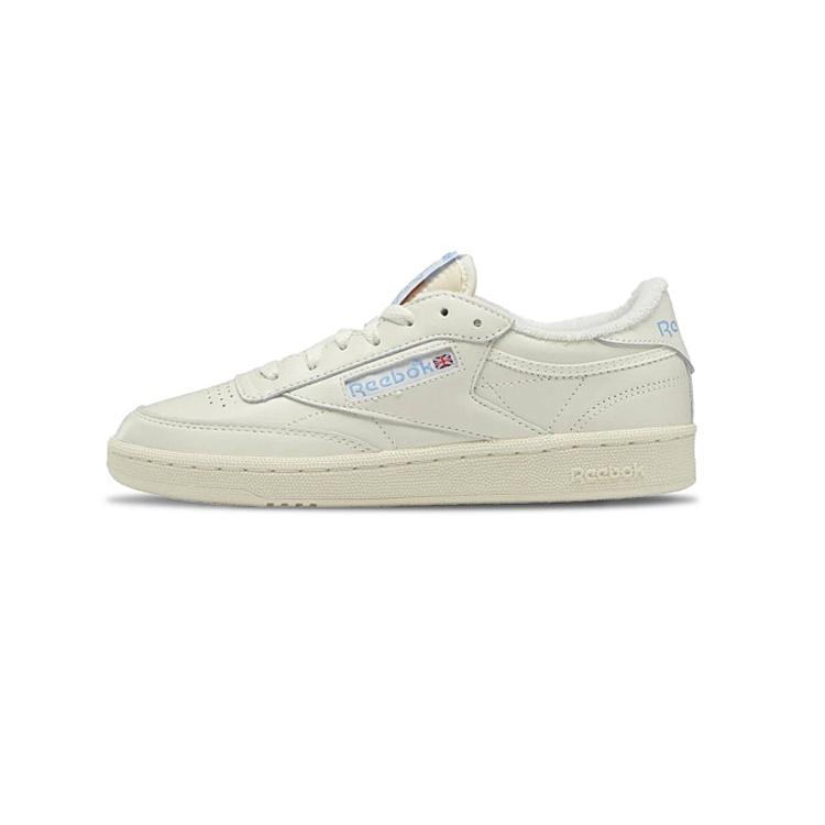 Reebok Club C 85 Comfortable Versatile Shock Absorbing Durable Low-Top Sneakers Women Sneakers White 100007798