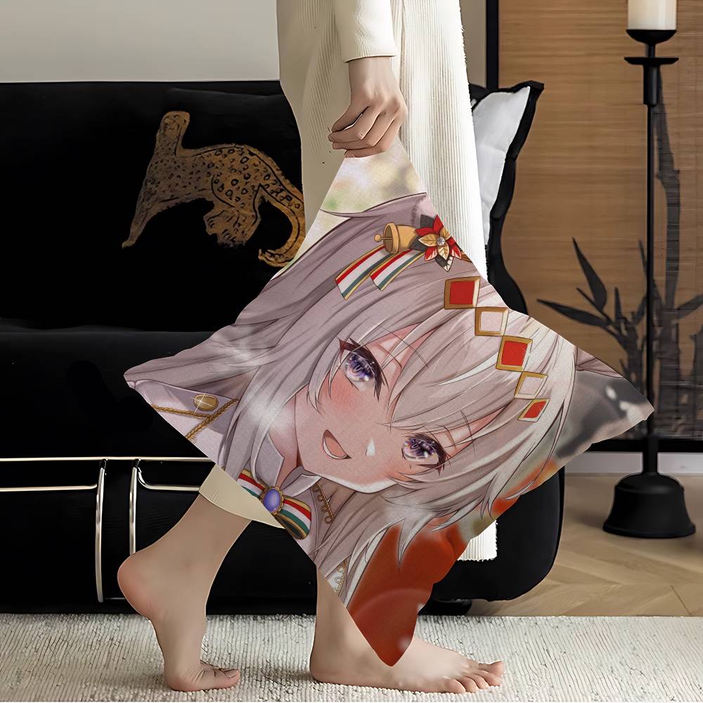 Umamusume Pretty Derby Pillow Cover for Bedroom Room and Living Room Sofa Decorative Cushion Cover