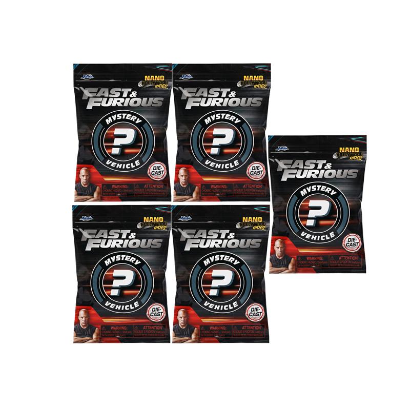 JADA W2 Fast & Furious 1:128 Diecast Metal Mini Cars Blind Box (Wave 2) - Random Movie Vehicle Collection x4