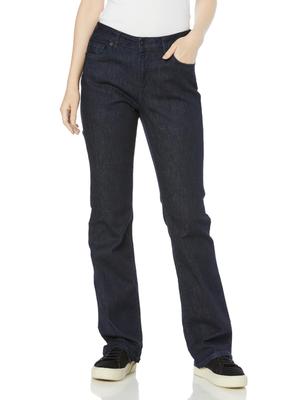 Amazon Essentials Stretch Slim Bootcut Size XL Women's Mid-Rise Jeans, Rinse,
