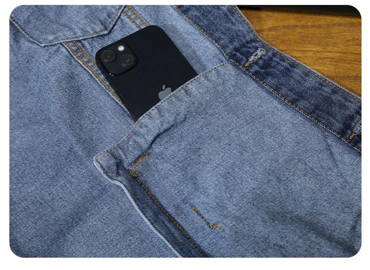 Men’s Vintage Washed Denim Jacket - Casual Spring/Autumn Versatile Top