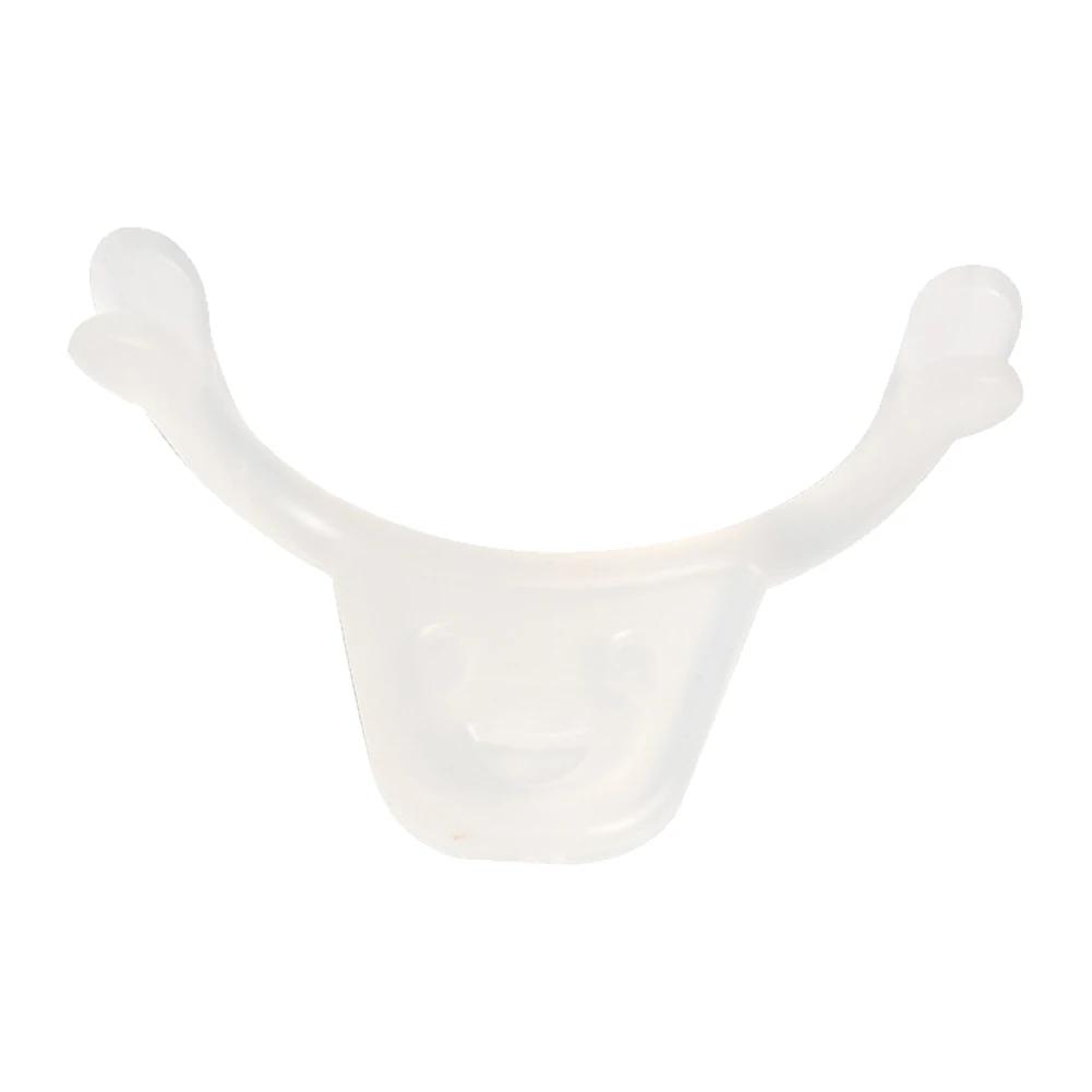 

Personal Face Trainer for Facial Smile Maker Trainer Silicone Forming Mouth Exerciser for Muscles Stretching Too прозорий