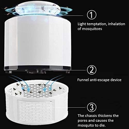 Tonywu Papillon Mouche Guecirc;pe LED Veilleuse Lampe Bug Insectes Lumiegrave;res Tuer Ravageur Zapper Reacute;pulsif 110 V - 220 V
