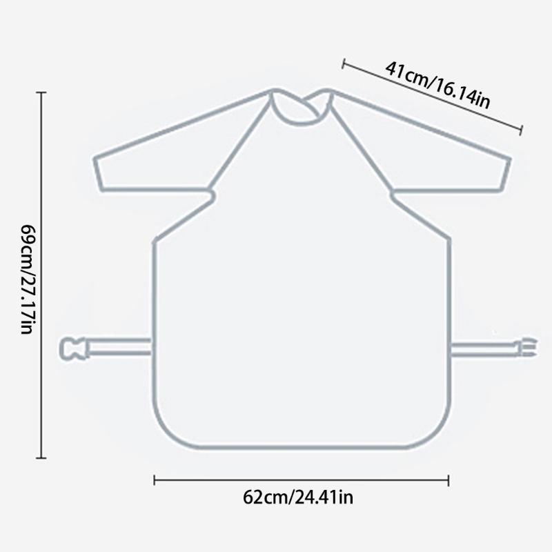 Śliniaki dla maluchów z długim rękawem, pełne ubranko ochronne, śliniaki niemowlęce z rękawami, ulepszenia dla dziecka