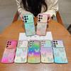 Samsung S25edge Silk Colorful Electroplated S24 Ultra Love Wave Pearl Butterfly S23 Mobile Phone Case