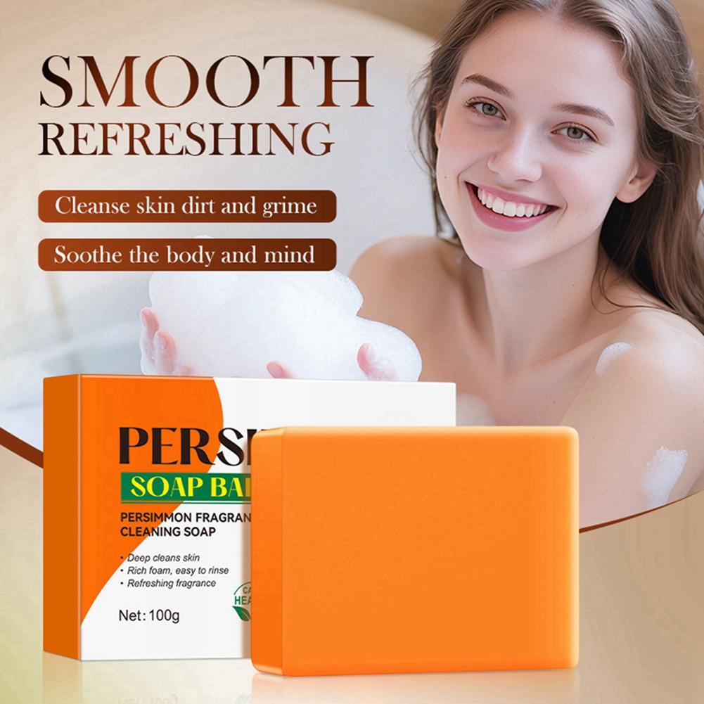 Persimmon Fragrance Cleaning Soap Nourishing Skin Soap