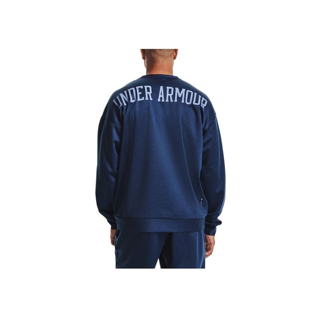 Under Armour Recover Loose Training Sweatshirt Men Tops Navy-Blue 1361757-408