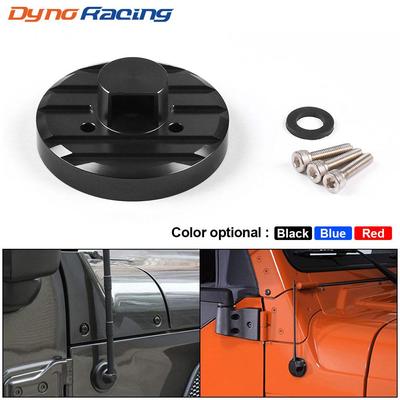 Samolepky na auto Ochranný kryt krytu základny antény pro 07-17 Jeep Wrangler JK / JL Decoration Cover