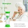Tooth Brushing With Suction Cup Time Reminder Desktop Ornament Hourglass Sand Clock Time Funnel