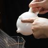 MULTIPOTENT Handcrafted White Porcelain Xishi Teapot