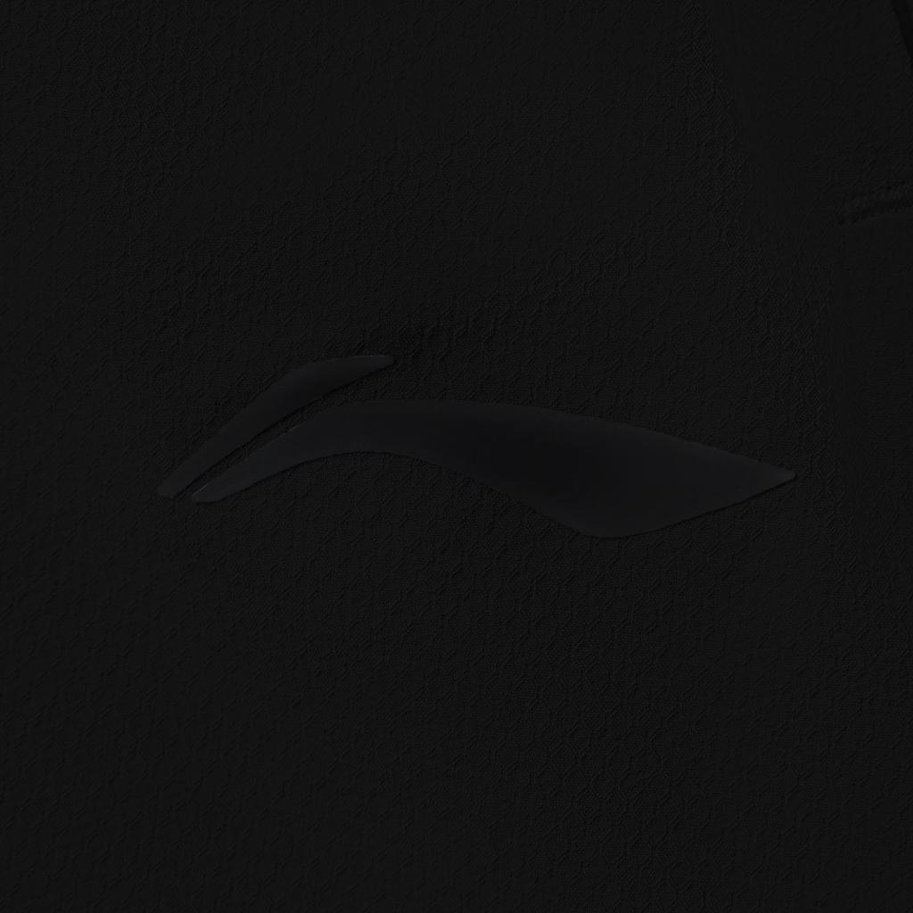 Li Ning Fitness Series Solid Color Simple Versatile Comfortable Sports Shorts Men Shorts Black AKSV121-1