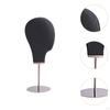 17 Inch Stainless Steel Base Hat Hairpieces Display Stand Multipurpose for Store Mall Use