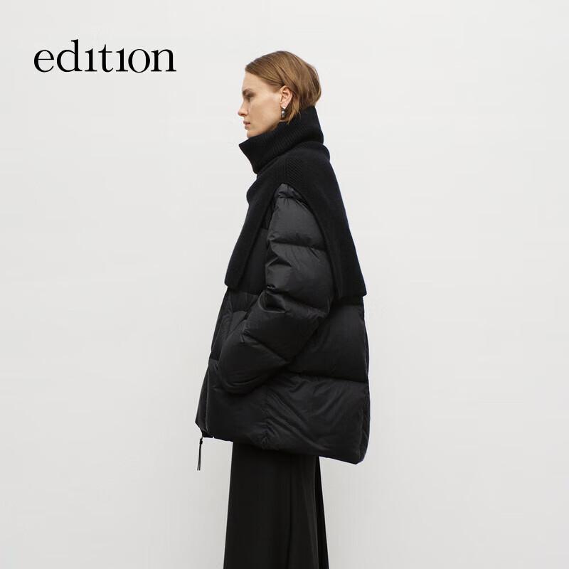 Edition Women's Shawl Collar White Goose Down Jacket