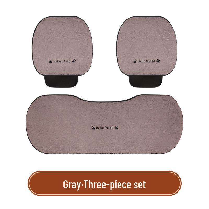 Winter Plüsch Autositzkissen aus Kaninchenfellimitat - Niedlich und warm für Haustiere