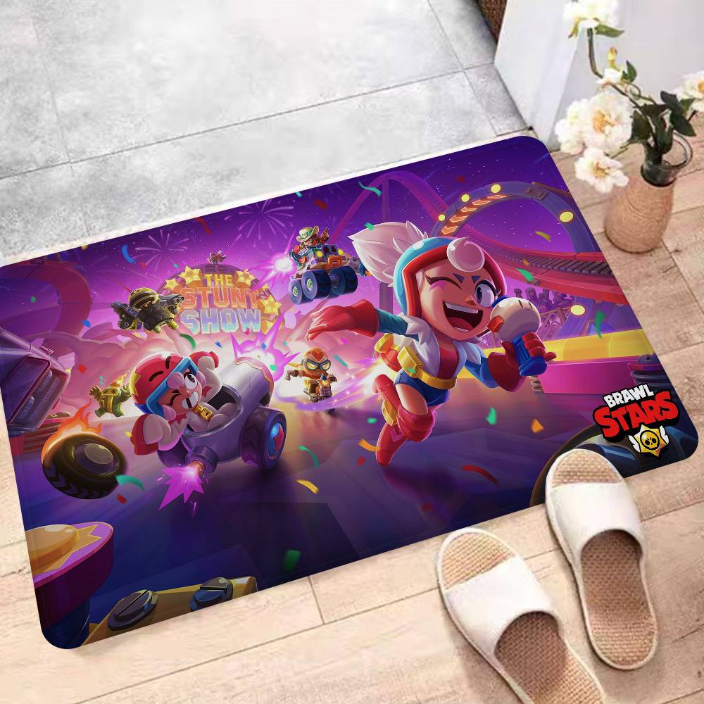 Strategy Game B-BRAWL STARS Floor Carpet Nordic Style Home Doormat Bathroom-Toilet Mats Bedroom Hotel Decor Mat