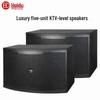 HuiDu CP-210 Professional 10-inch 3-Way Hi-Fi Speaker