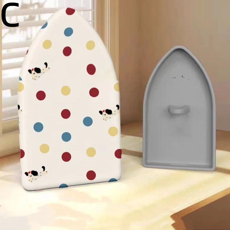 Mini Ironing Board Anti-Scald Heat Resistant Ironing Gloves Handheld With Finger Loop Ironing Table Rack For Home Travel C