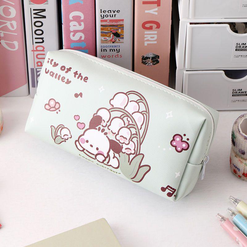 2024 Large-Capacity Cute Cartoon Pencil Case for Girls - Portable Stationery Storage Box