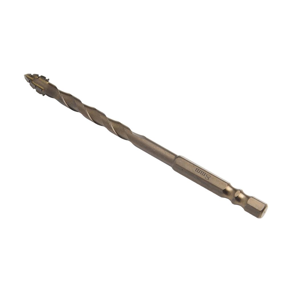 Multi Purpose Eccentric Drill Bit with Enhanced Cutting Edges Suitable for Various Materials Including Granite