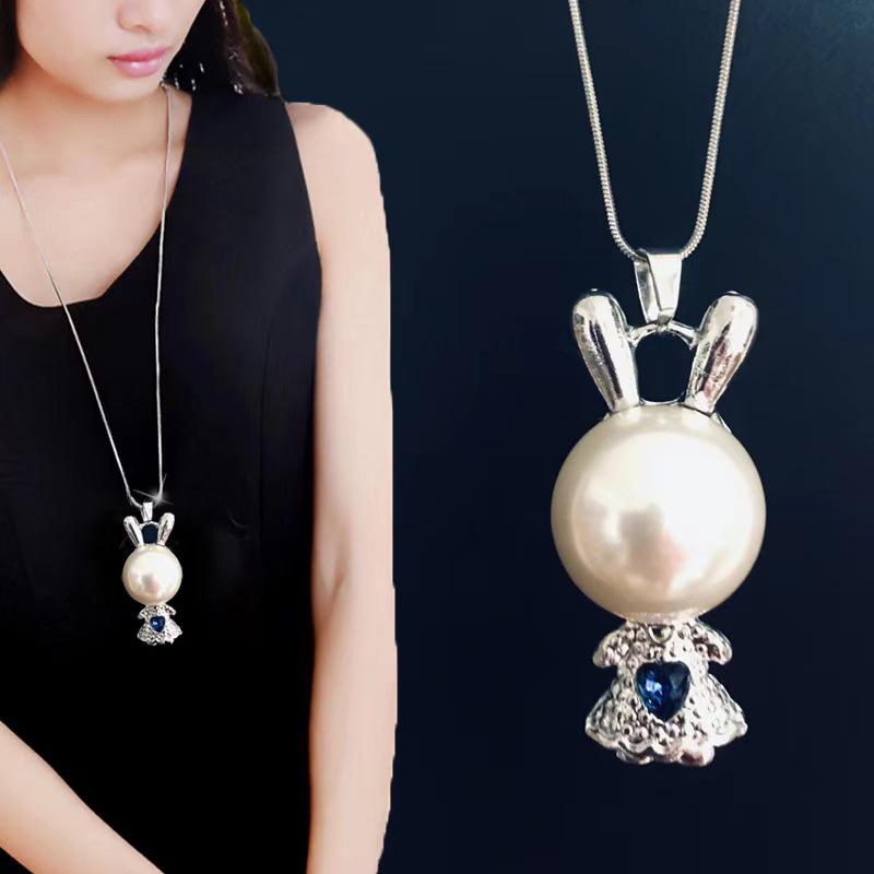 Elegant Cross-Border Sweater Chain: Luxury Women's Long Necklace - Versatile, Chic Autumn/Winter Accessory