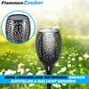 FlammenZauber Gartenflamme flackernde Solar LED Gartenlicht Fackeln Leuchten