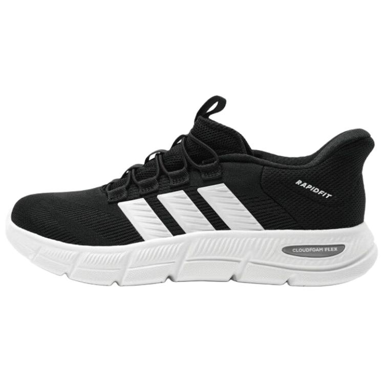 

Adidas Cloudfoam Flex-Rapidfit Универсальные Удобные Амортизирующие Дышащие Легкие Низкие Кроссовки для Ходьбы Унисекс Черный Белый KJ5916 36