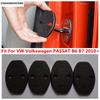 4 Pcs Door Lock Protection Decoration Cover Trim For VW Volkswagen PASSAT B6 B7 2010 -  Plastic Accessories Interior Kit