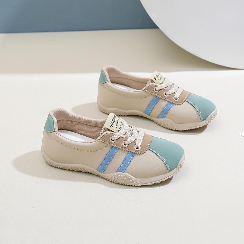 White Shoes for Students Women Trendy Summer New Platform Height Increasing Breathable Casual Shoes Street Shot