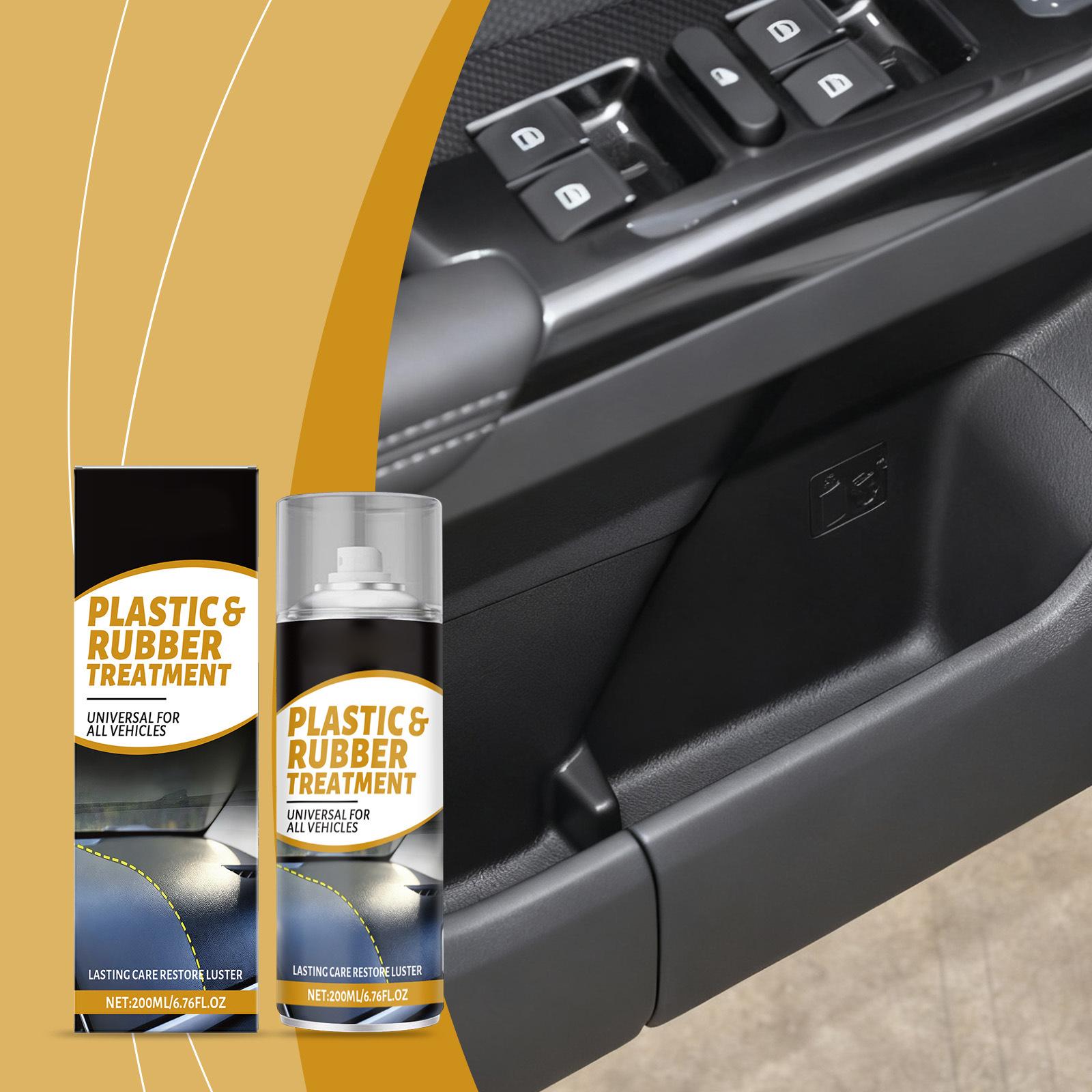 

Automotive Rubber And Plastic Parts Protectant, Refurbishment, Stain Removal, Removal, Convenient Car Care Spray. 200ML One Size