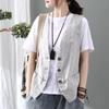 Women Summer Retro Elegant Sleeveless Vest Ladies Single Breasted Outwear
