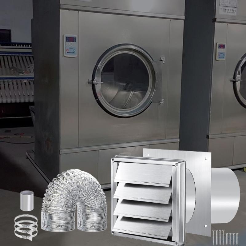 4Inch Dryer Wall Ventilation Duct Kits Dryer Vent Hose Connectors Wall Ducting Kits Efficient Airflows Management