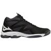 Mizuno Buty do siatkówki Wave Lightning Z7 Mid Buty unisex Czarne V1GA225001