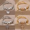 Fashion Heartshaped Zircon Jewelry Bracelet For Women And Teen Giftgiving