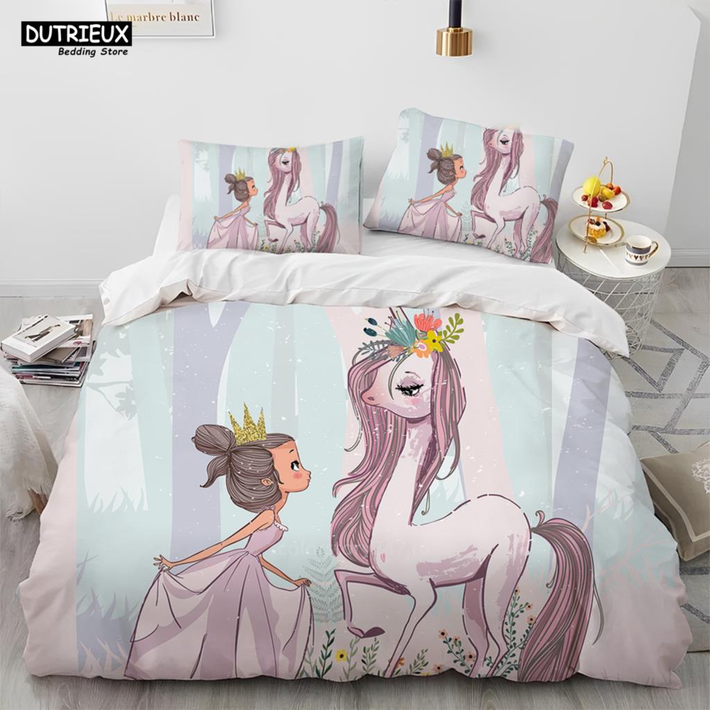 3D Bed set Beautiful Beach Bedding Bed Sets Modern Quilt Cover+pillowcases Winter California King Bedding Sets Jogo De Cama Bed