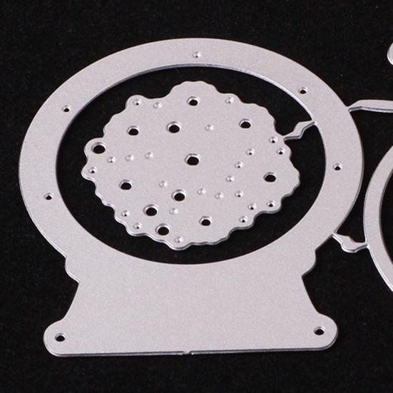 Xmas Crystal Ball Shape Embossing Cutting Die Kids DIY Scrapbook Card Mold Decor