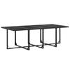 VidaXL Ensemble à manger de jardin 13 pcs noir textilène, ensemble à manger d'extérieur, meuble à manger de jardin 3295130