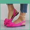 Sandali Piatte Nodo Farfalla per Donna Estate Chic Slip-On Calzature Comode