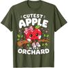 Cutest Apple in The Orchard Cute Apple Picking Season Girl T-Shirt