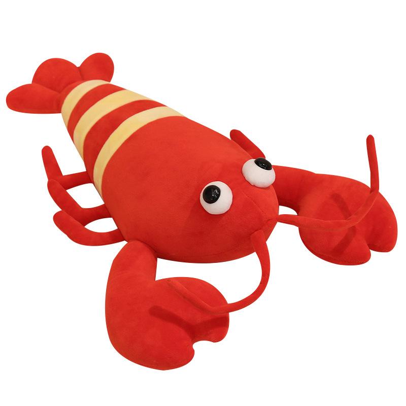 Cartoon Simulation Lobster Doll Plush Toy Doll Living Room Sofa Sleeping Pillow Pillow Cushion Decorative Ornaments