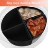 6-Quart Slow Cooker Liner Multiple Grids Leakproof Dishwasher Safe Silicone Slow Cooker Divider Cooking Liner Kitchen Accessories