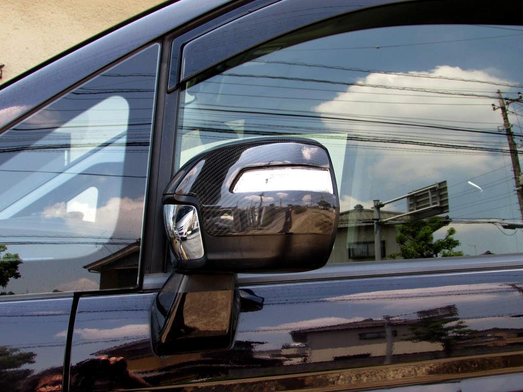 BRIGHTZ Real Carbon Fiber Door Mirror Type for Toyota Step Wagon and RP3 Covers, D, RP1, RP2, [CAR-MIR-033] (Part Number 22877)