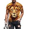 Summer Fashion Short Sleeve T-Shirt 3D Print Tee