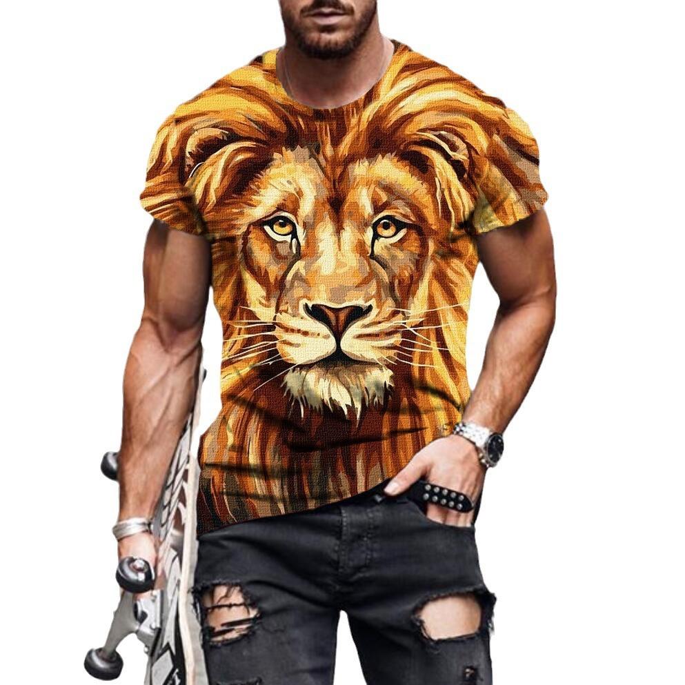 Summer Fashion Short Sleeve T-Shirt 3D Print Tee
