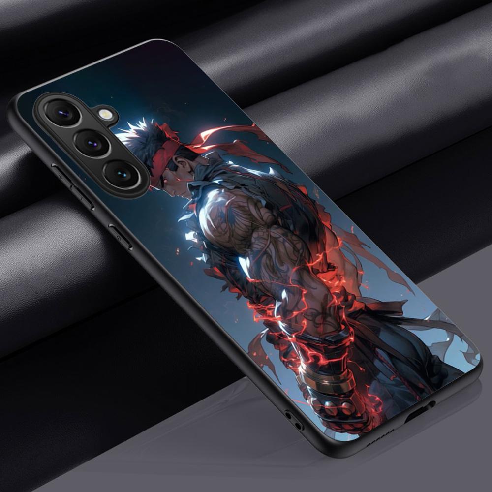 

Game Street Fighter classic japan poster Phone Case For Samsung Galaxy S26 S25 S24 S23 S22 S21 Plus Ultra Note20 Soft Black Galaxy S25