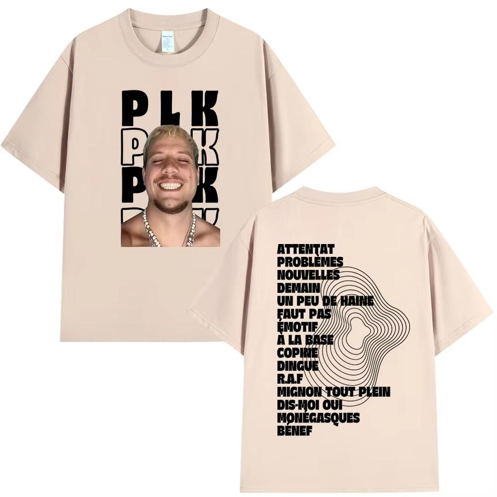 Rapper Plk FACE Tshirt Men Women Clothing Fashion Vintage Hip Hop Tshirts Casual Male Cotton Short Sleeves T Shirts Streetwear