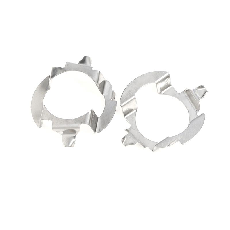 2Pcs H7 Led Headlight Lamp Adapter Socket Base Retainer Holder For Touareg Skoda