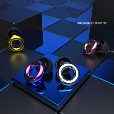 Tappi per le orecchie placcati in silicone Riduzione del rumore Insonorizzati Sonno tranquillo Design ergonomico Tappi per le orecchie comodi da indossare
