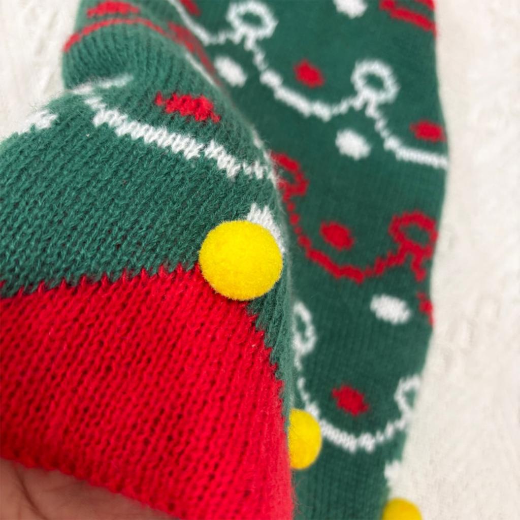 Unisex Christmas Hat for Men and Women, Warm Winter Santa Hat for Holiday Party